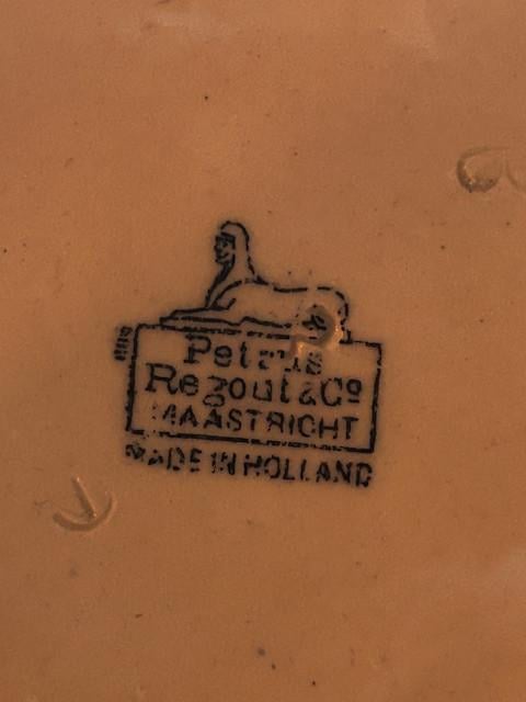 Polychrome vazen Petrus Regout