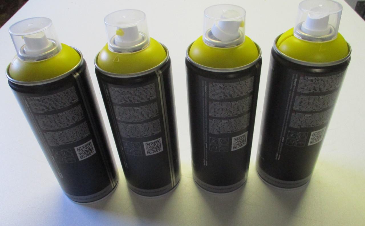 Verf dip spuitbussen   11 stuks       (Nieuw)