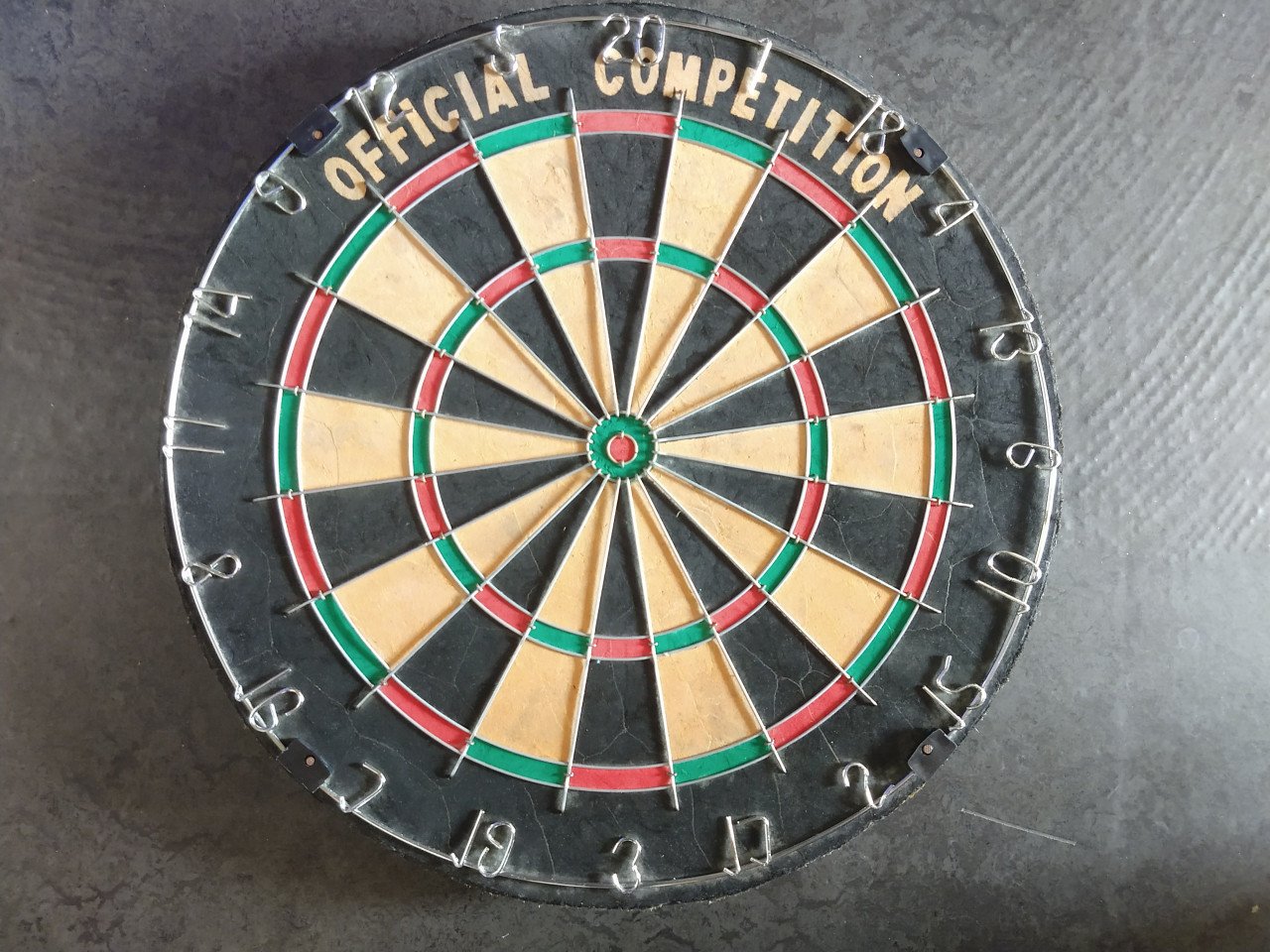 Dartbord Official Competition