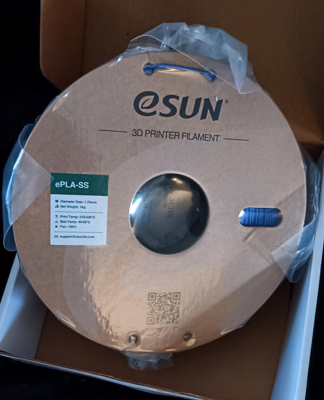 Filament eSUN PLA+SS Blauw / 1 KG.