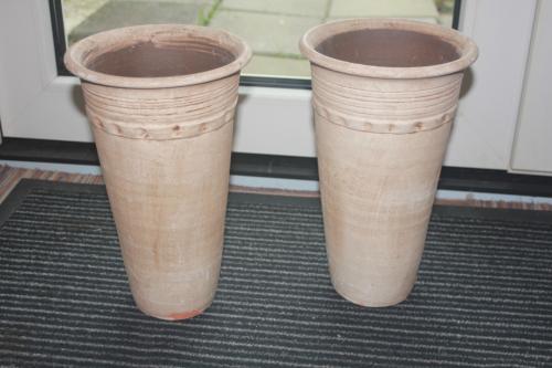 2 hoge bloempotten,,30 cm