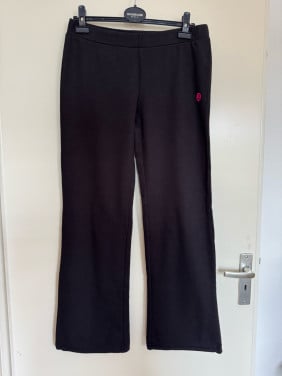 Zwarte Leontien damessportbroek - Maat XL