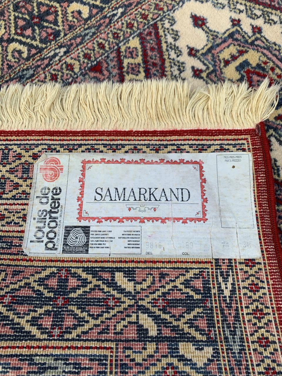 ✨Prachtig Sfeervol Handgeknoopt Vintage Vloerkleedje✨Louis de Poortere✨