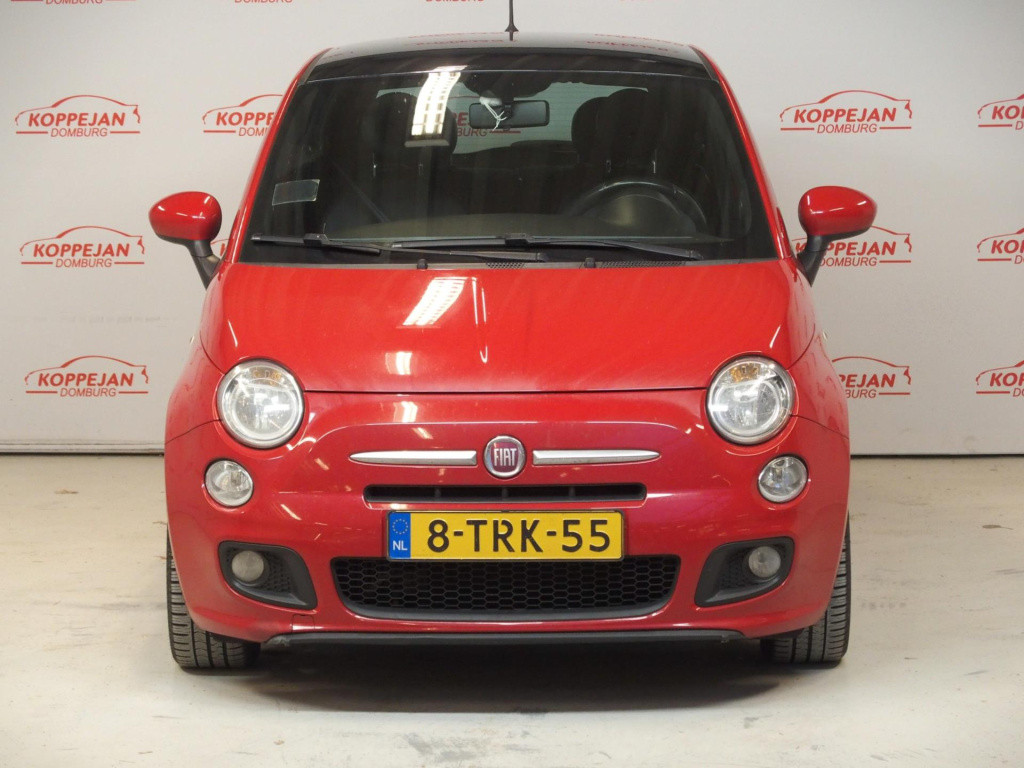 Fiat 500 0.9 twinair 500s, airco, zwart dak, all season, mist lampen