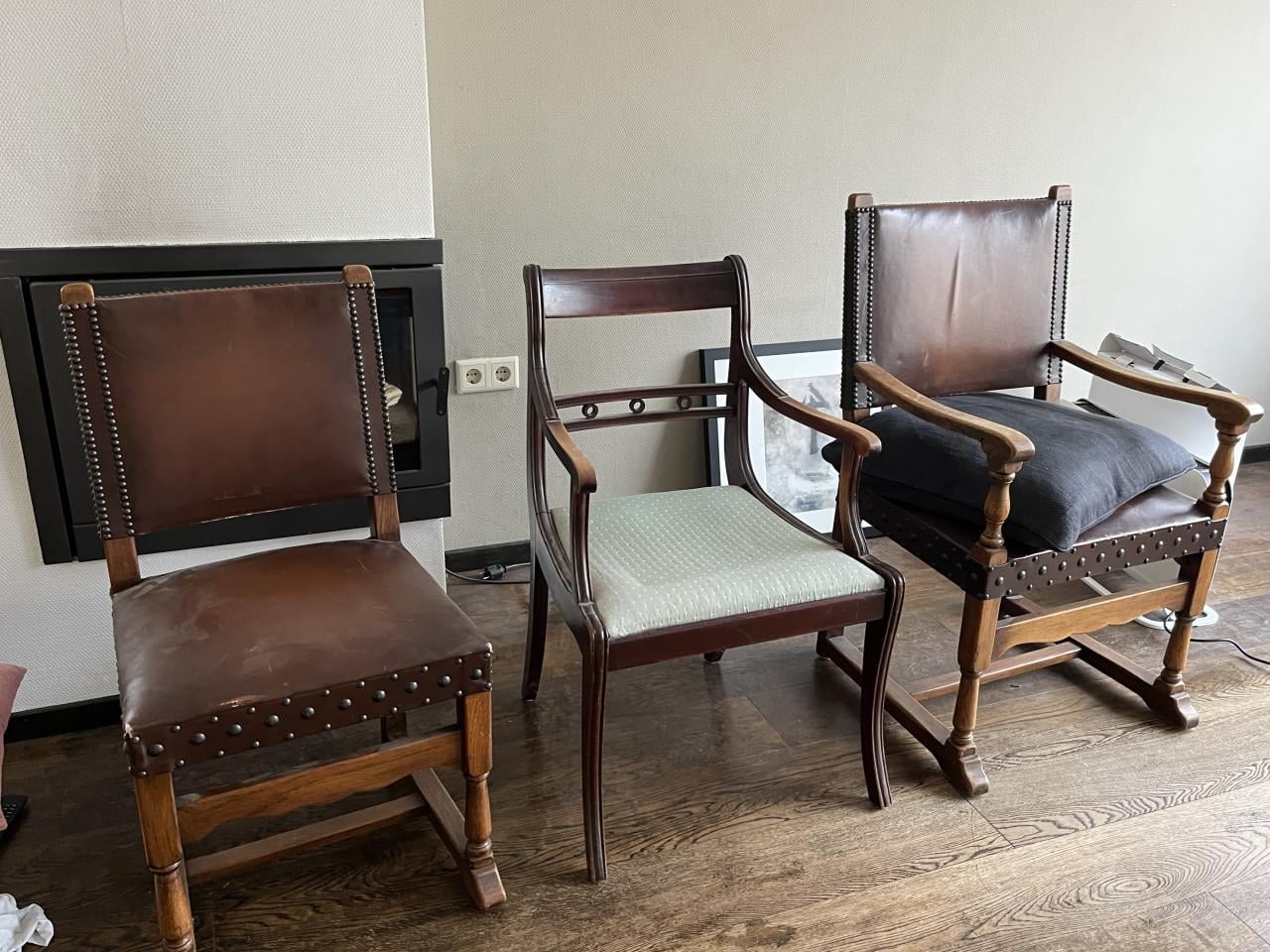 Antieke Castle stoelen