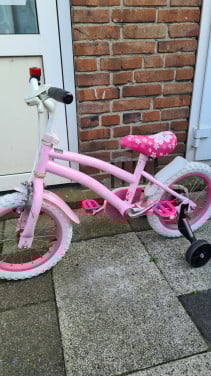 Meisjes fiets merk Hello Kitty - 14 inch-trap rem achter