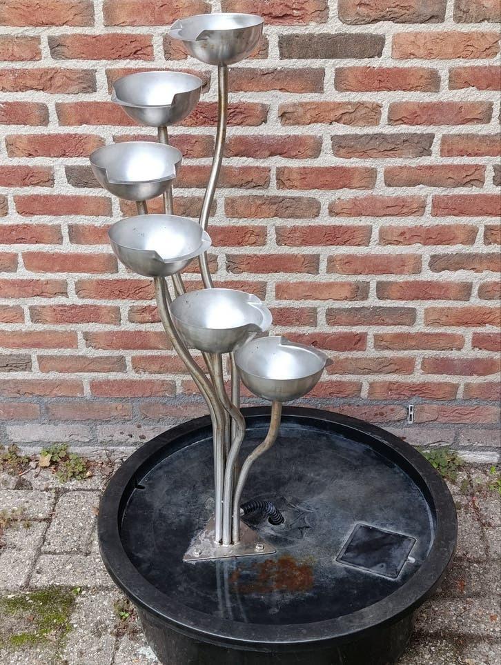 Waterornament - cascadefontein - kelkfontein met 6 schalen