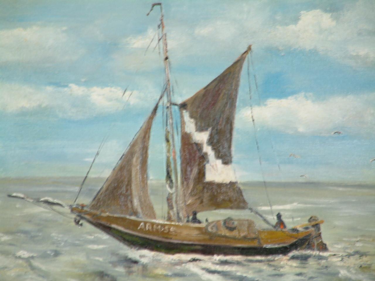 Oude visserij zeilers hengst -botter -hoogaars   vele schilderijen