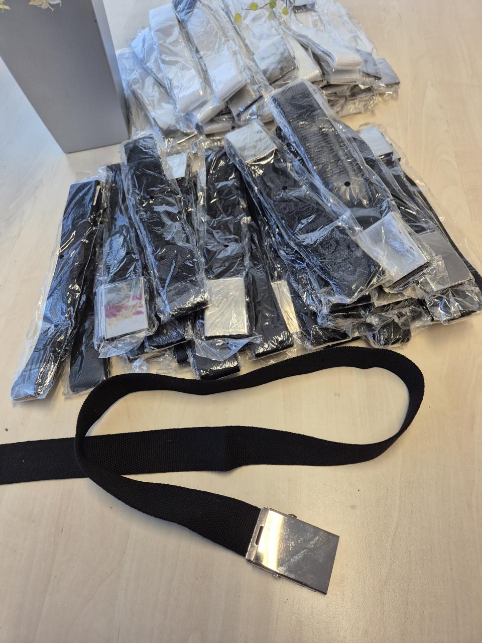 Partij van 20 stoffen riemen - nieuw