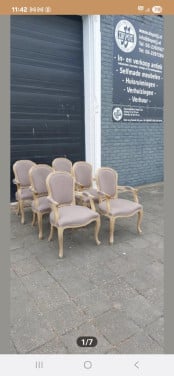 Baroc eetkamer stoelen