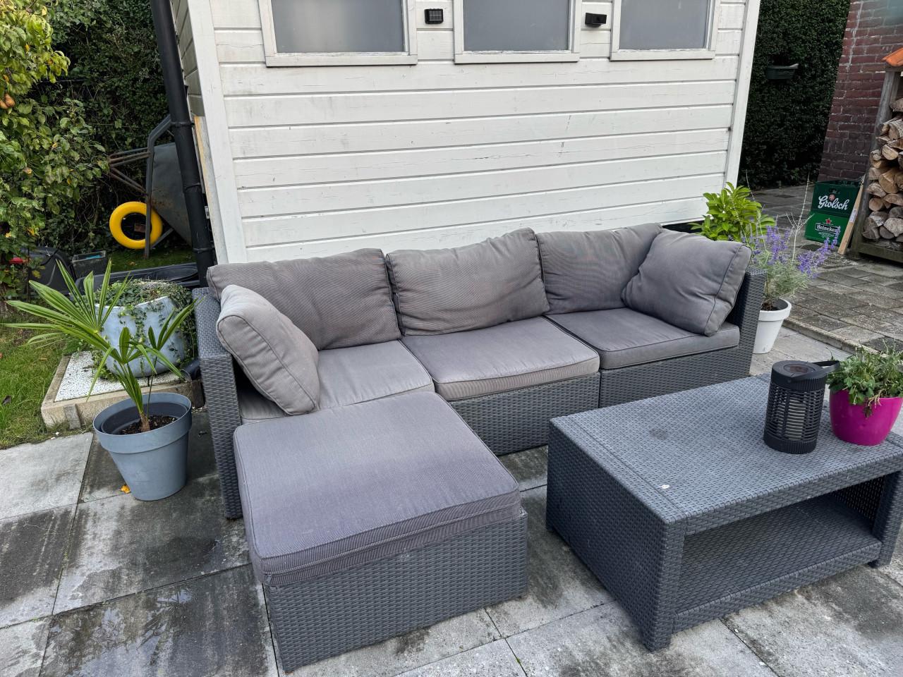 Tuinset met kussens