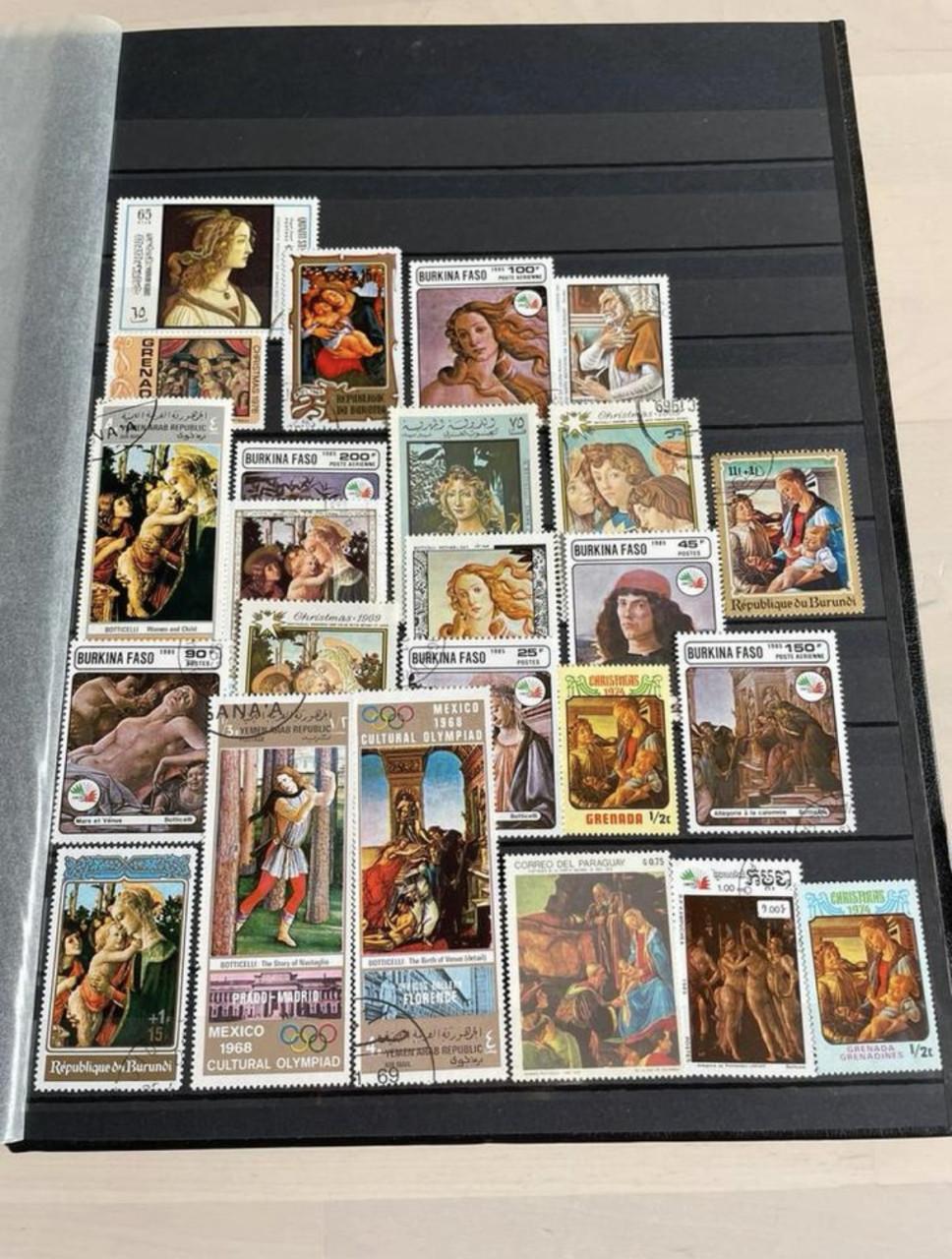 Bijzondere postzegel verzameling dieren internationaal