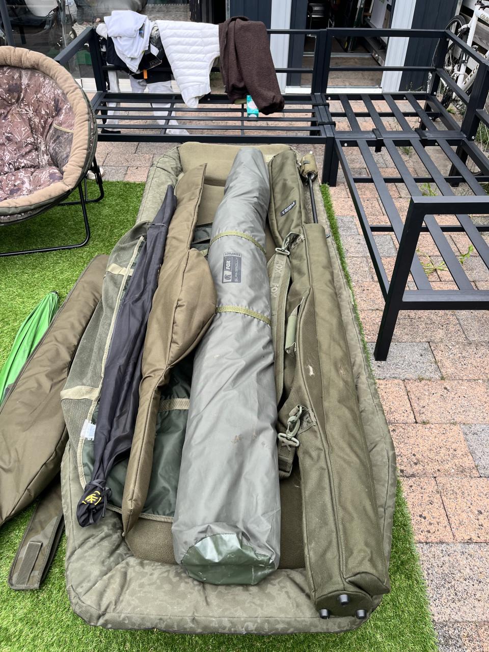 Compleet karper set zo goed als nieuw, nash, shimano, Trakker,