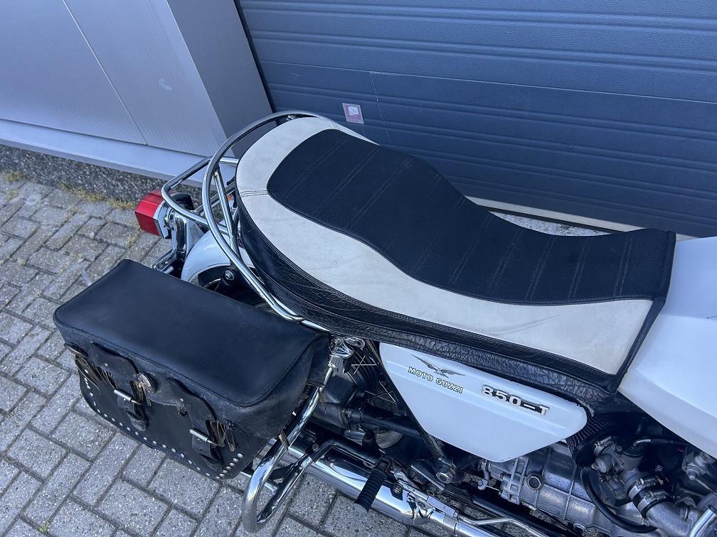 Moto Guzzi 850T uit 1975, nette klassieker, trekhaak, tassen, etc €3500,-