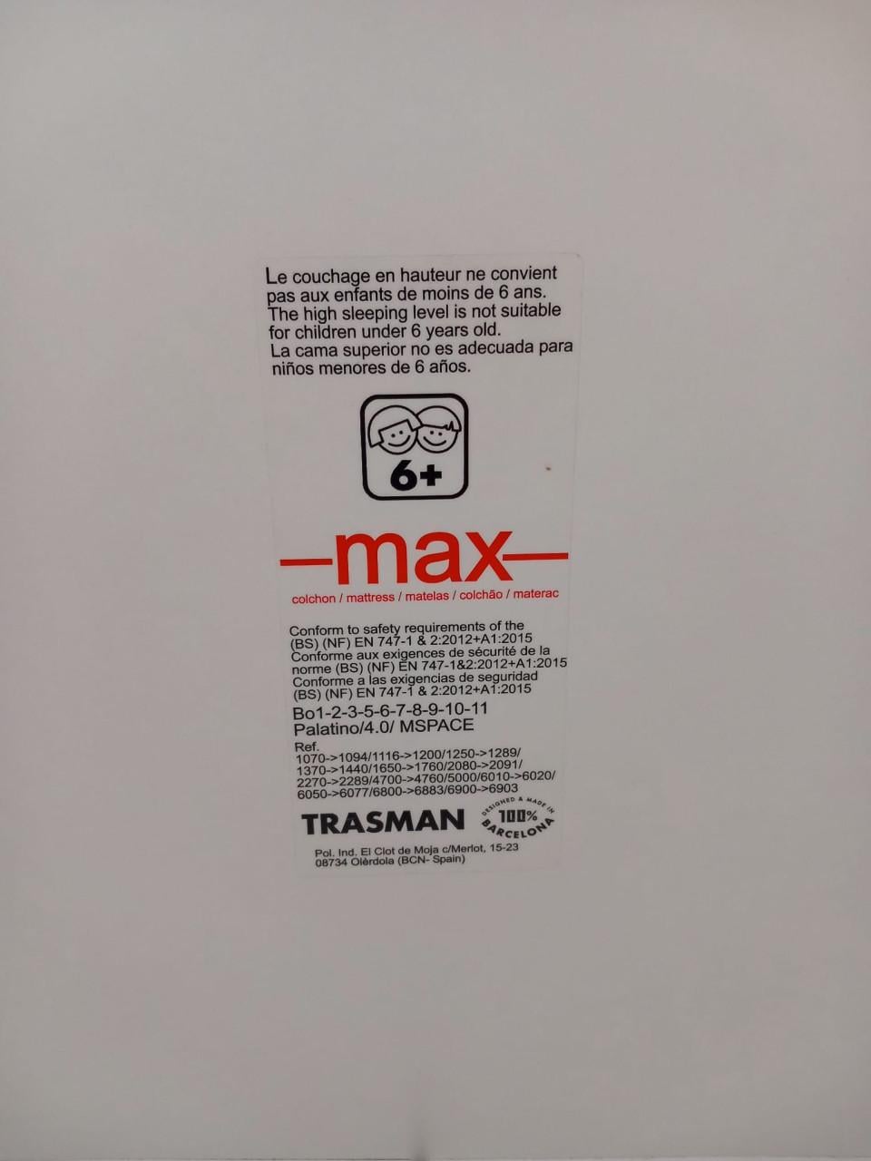 Trasman hoogslaper met kast en bureau