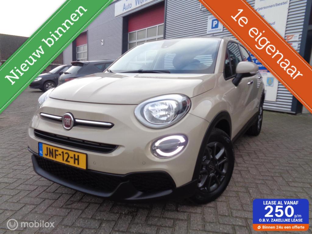 Fiat 500x 1.0 gse lounge/airco/key less/camera/pdc/lm velgen/1st eig/led