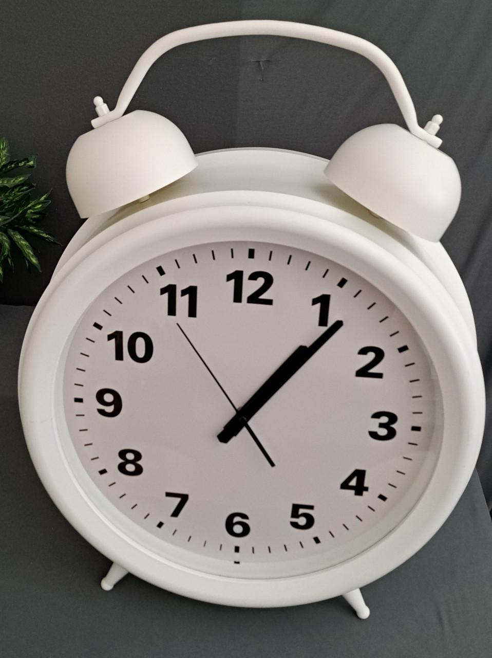 Ouderwetse retro wekker klok - 56 cm hoog