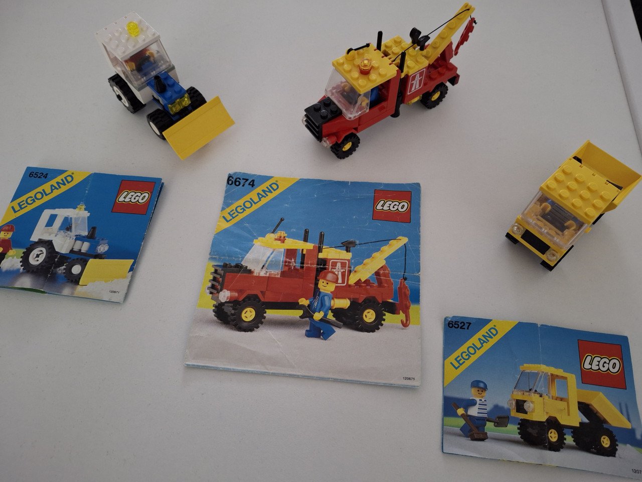 3 vintage Lego sets: voertuigen