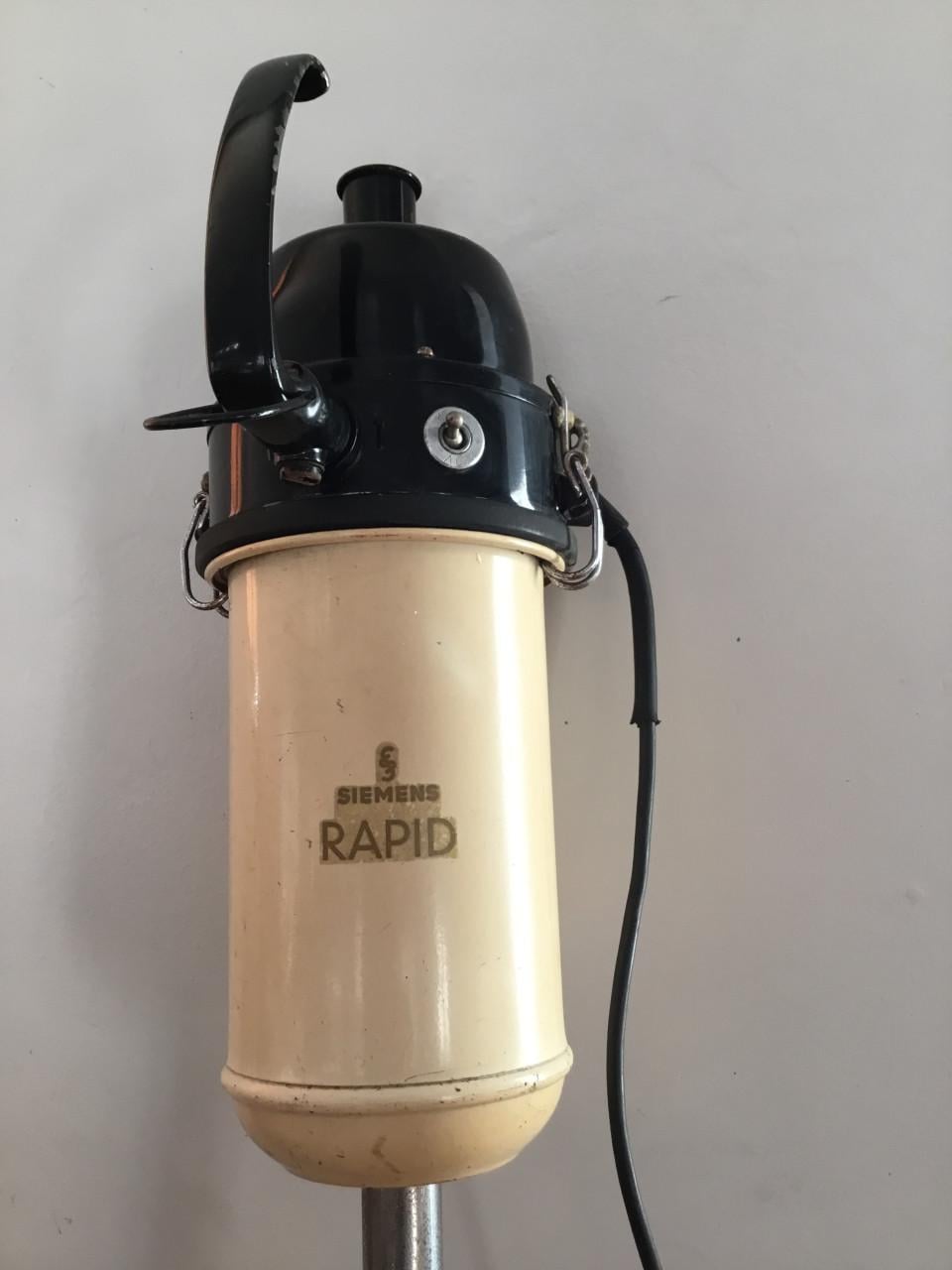 SIEMENS RAPID steelstofzuiger, 1e helft vorige eeuw