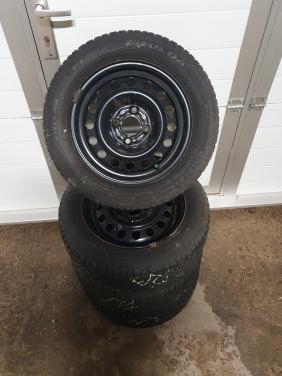 4 Fulda winterbanden+velg 14inch