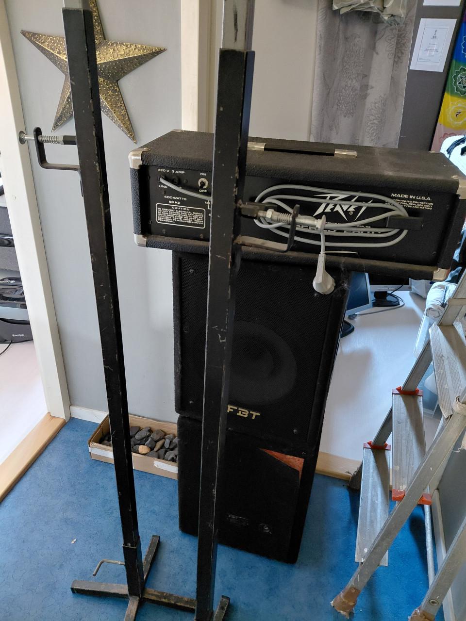 Speakers en versterker