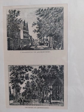 Arnemuiden pentekening in lijst