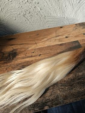Vintage Afrikaanse Vliegenmepper met Houten Handvat