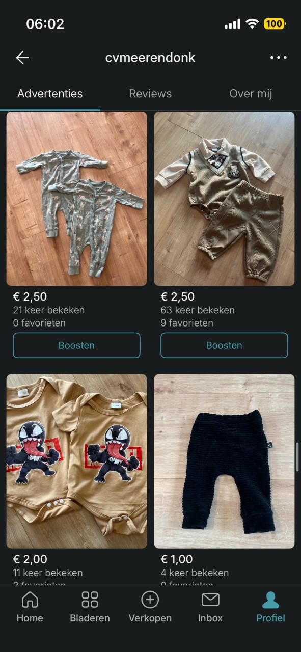 Veel kleding maat 56 - 62