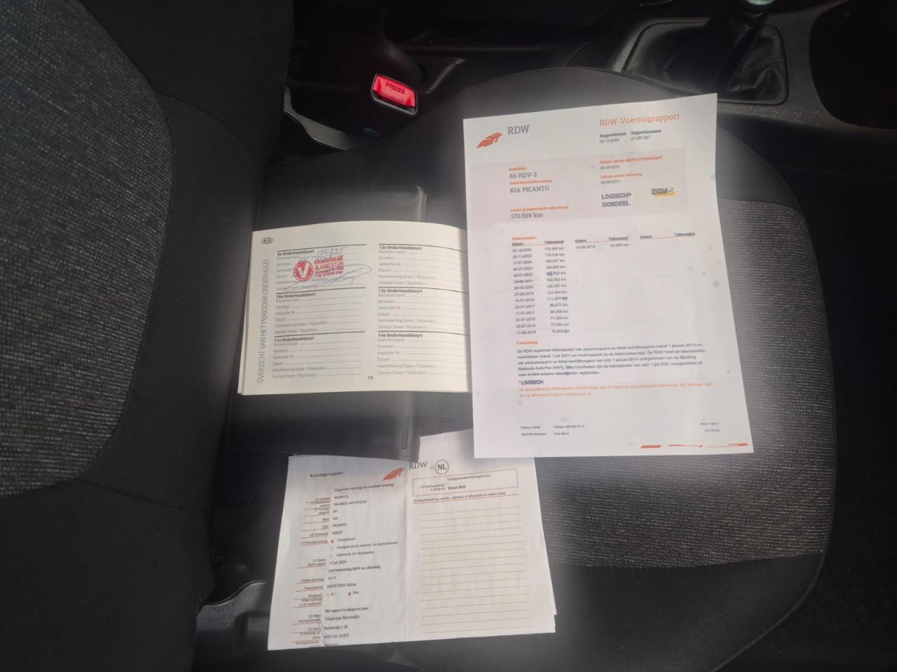 Kia PICANTO 1.0 CVVT 5deurs bj:2011 airco i.z.g.st