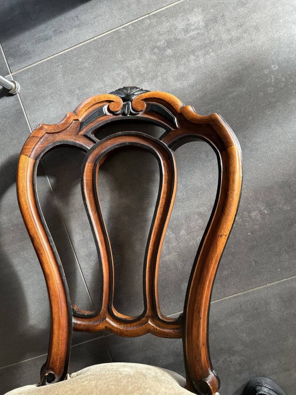 Eetkamerstoelen met ronde ‘koffietafel’