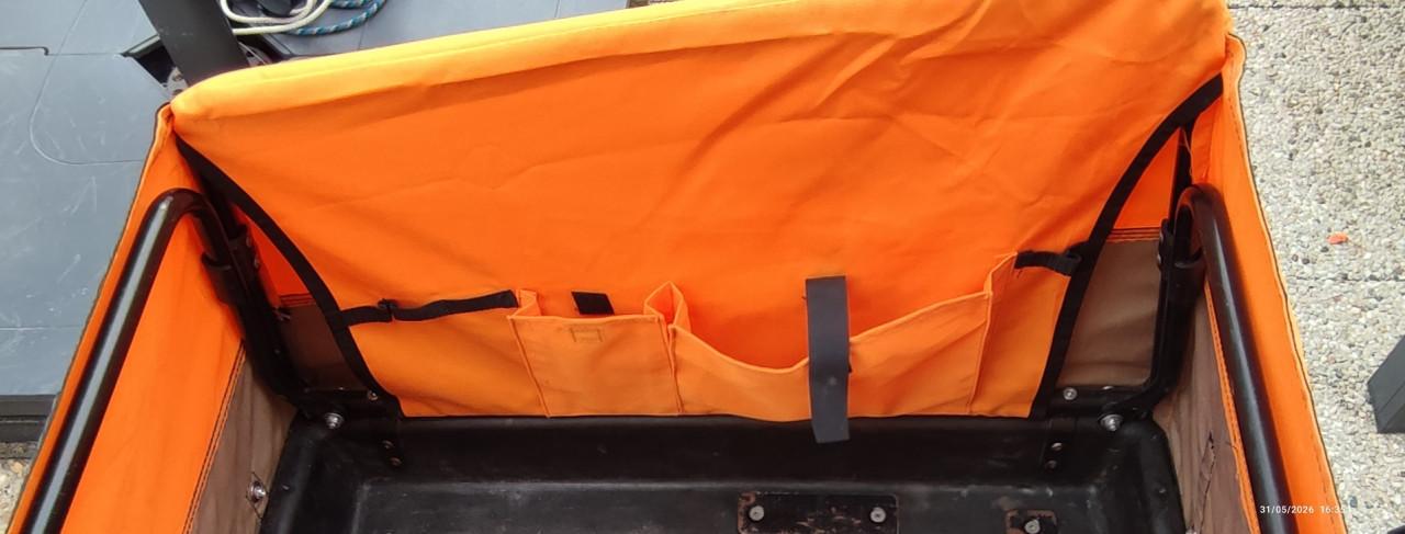 Croozer Cargo fietsaanhanger (of handkar) + reservewiel