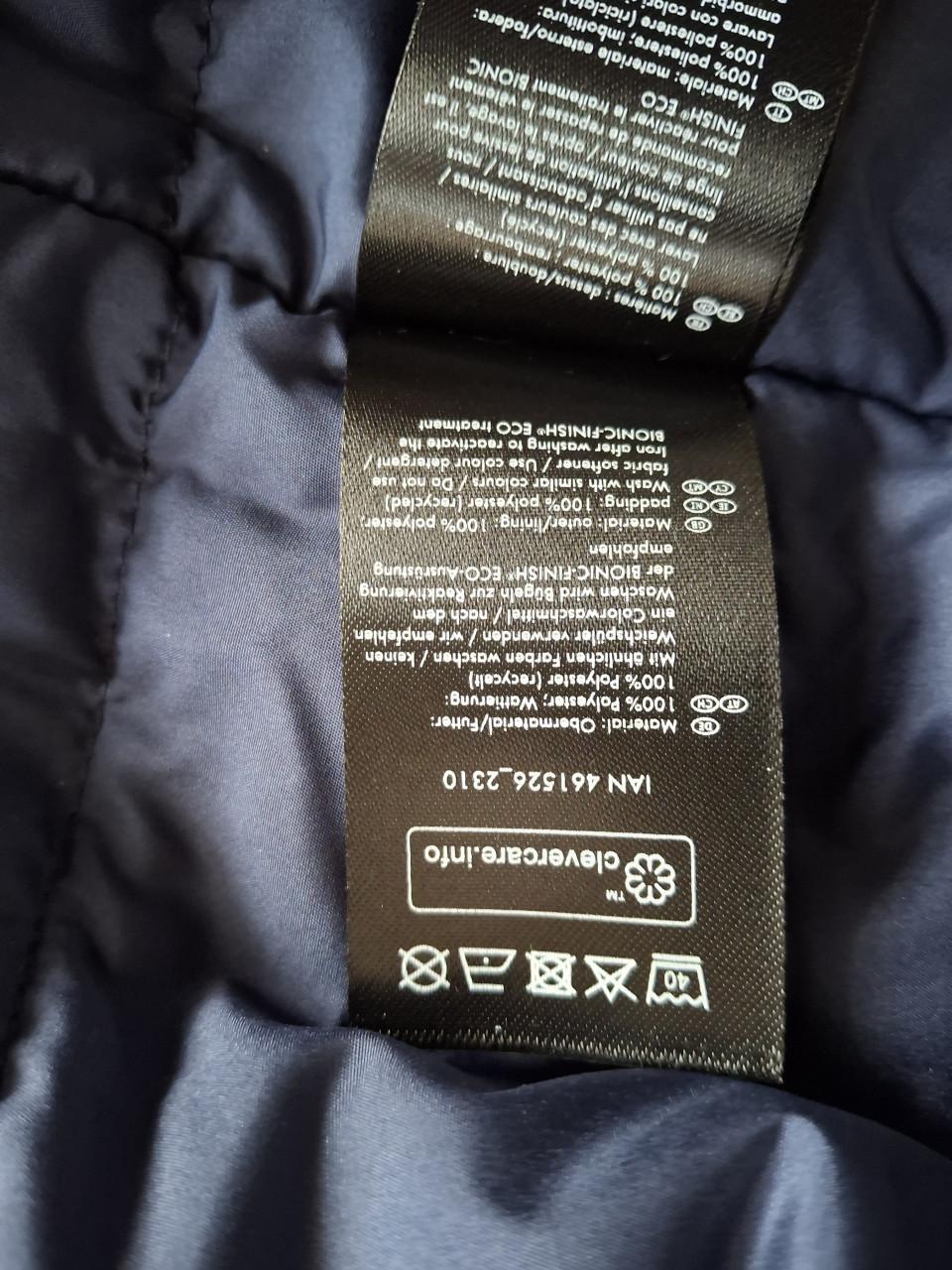 Nieuwe donkerblauwe heren tussendoorjas maat L