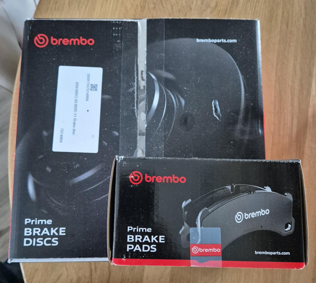 Nieuwe Brembo remschijven en blokken