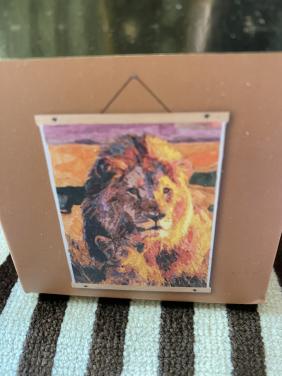 Leeuw- schilderij-Paint by number