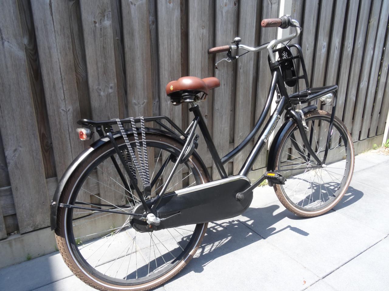 🚲 Popal Daily Dutch Meisjesfiets – 26 inch – 3 Versnellingen – Zwart 🖤
