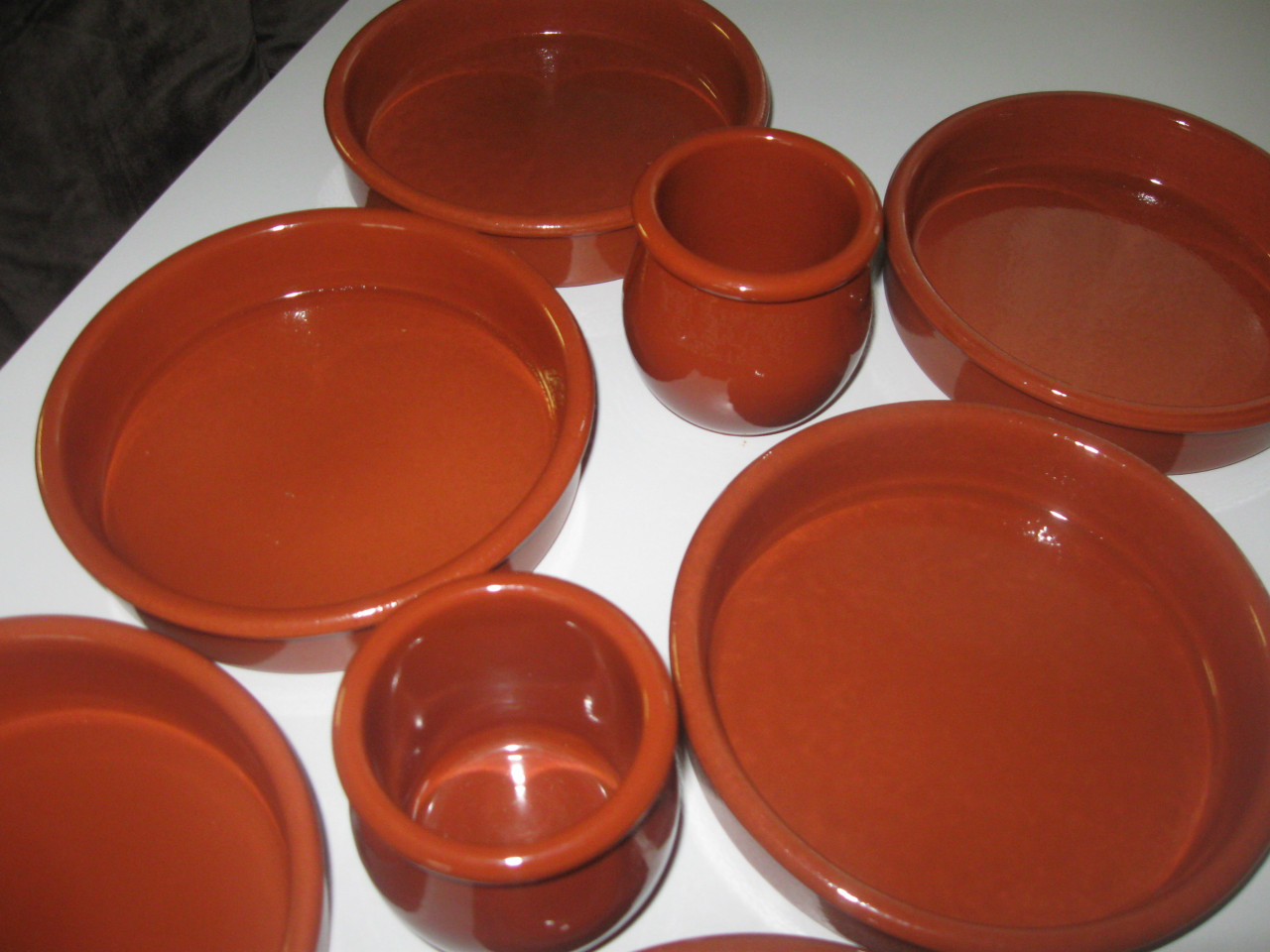 6 Ovenschalen + 2 ovenpotjes