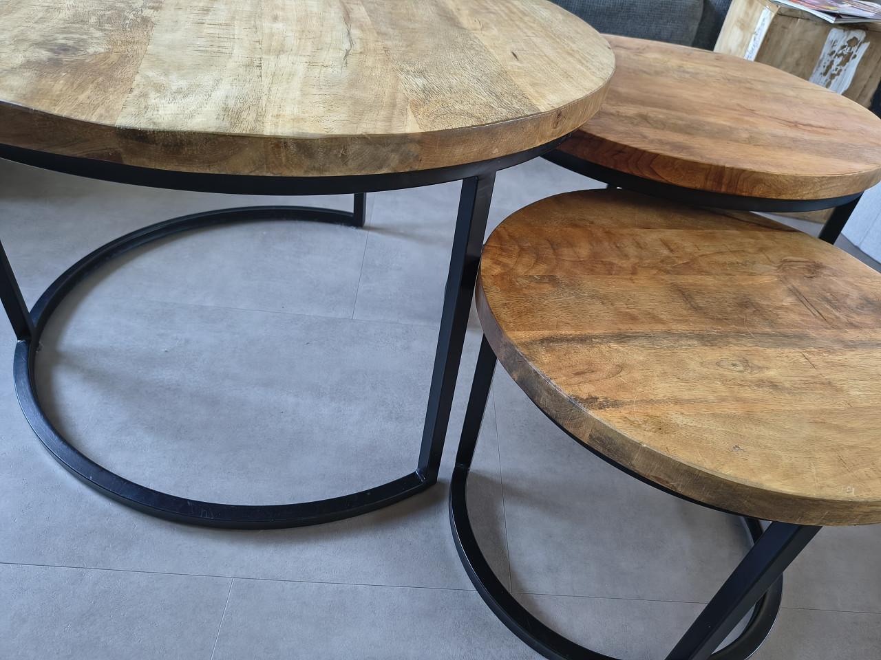 Mangohouten salontafels