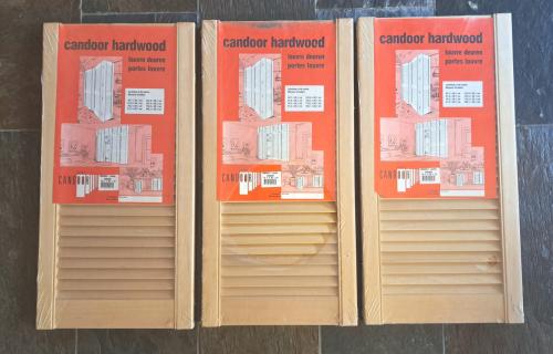 3x Candoor Louvredeurtjes, nieuw in de verpakking