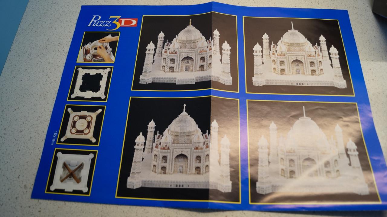 MB Puzz3D van de Taj Mahal 1077 stukjes