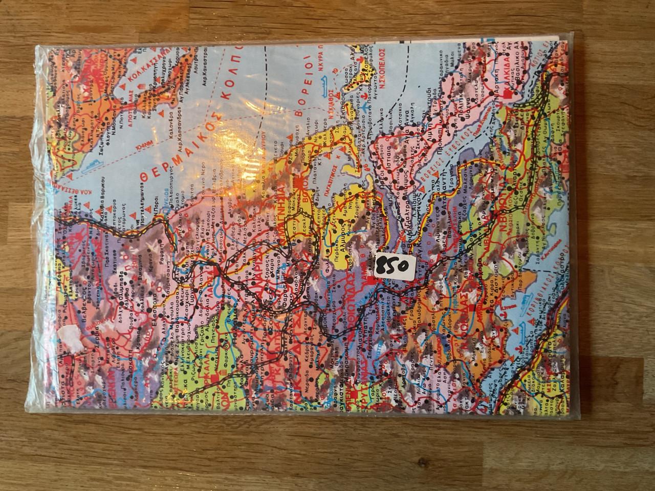 Landkaart van Griekenland