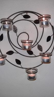 Leuke decoratie met theelichtjes