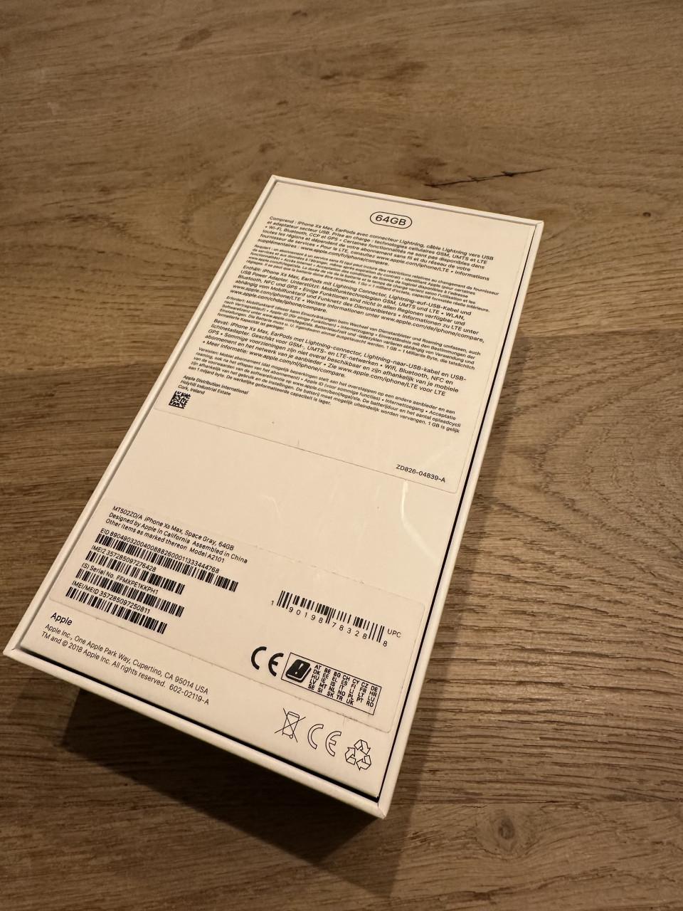 Apple iPhone XS Max 64 GB Spacegrey