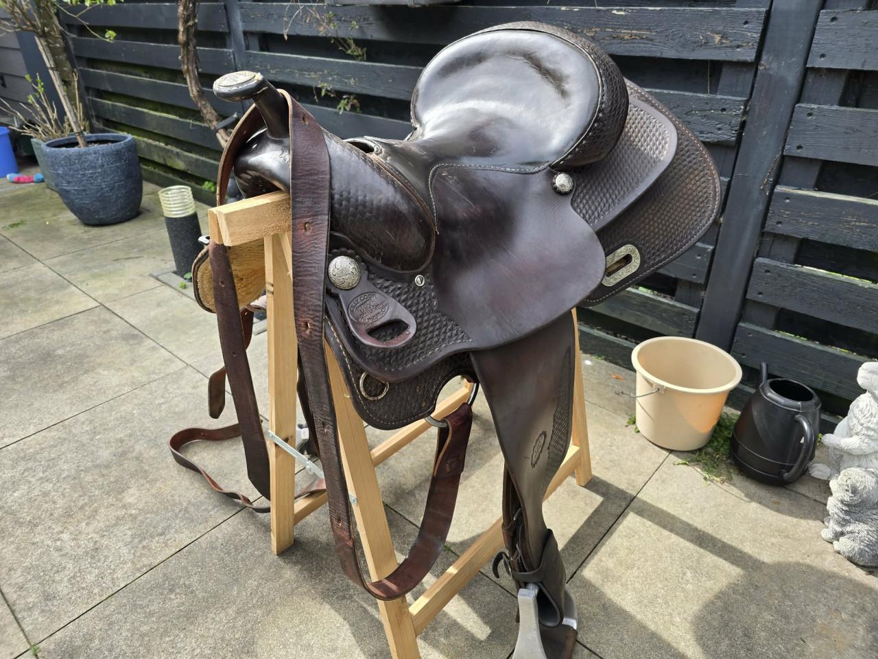 Billy Cook westernzadel (origineel maker Sulphur OK)