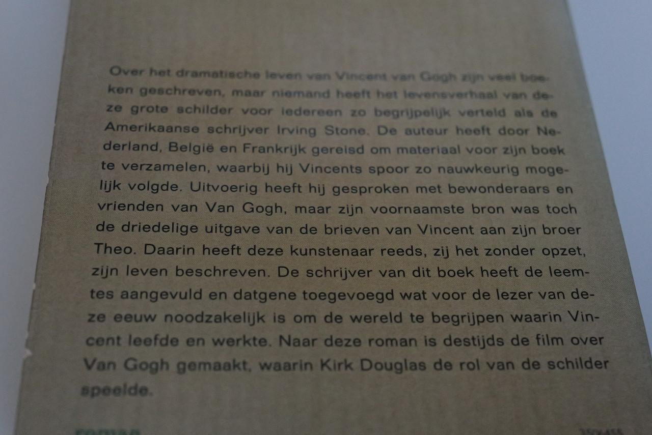 Vincent van Gogh door Irving Stone