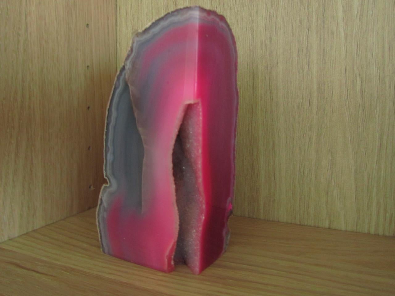 Rose agaath met druzy