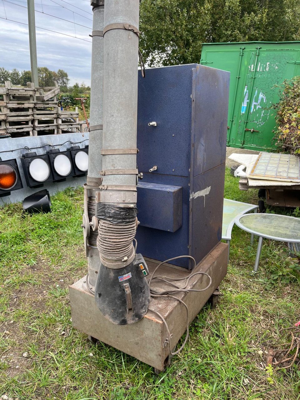 Las afzuig machine