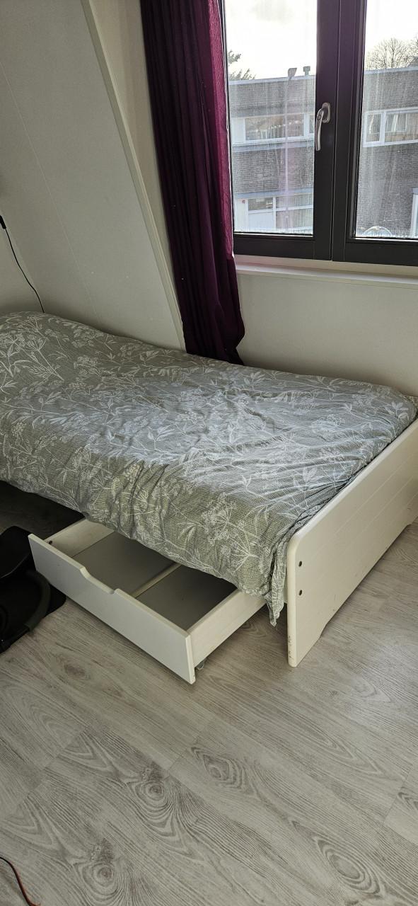Eenpersoonsbed incl. verstelbare Auping spiraal