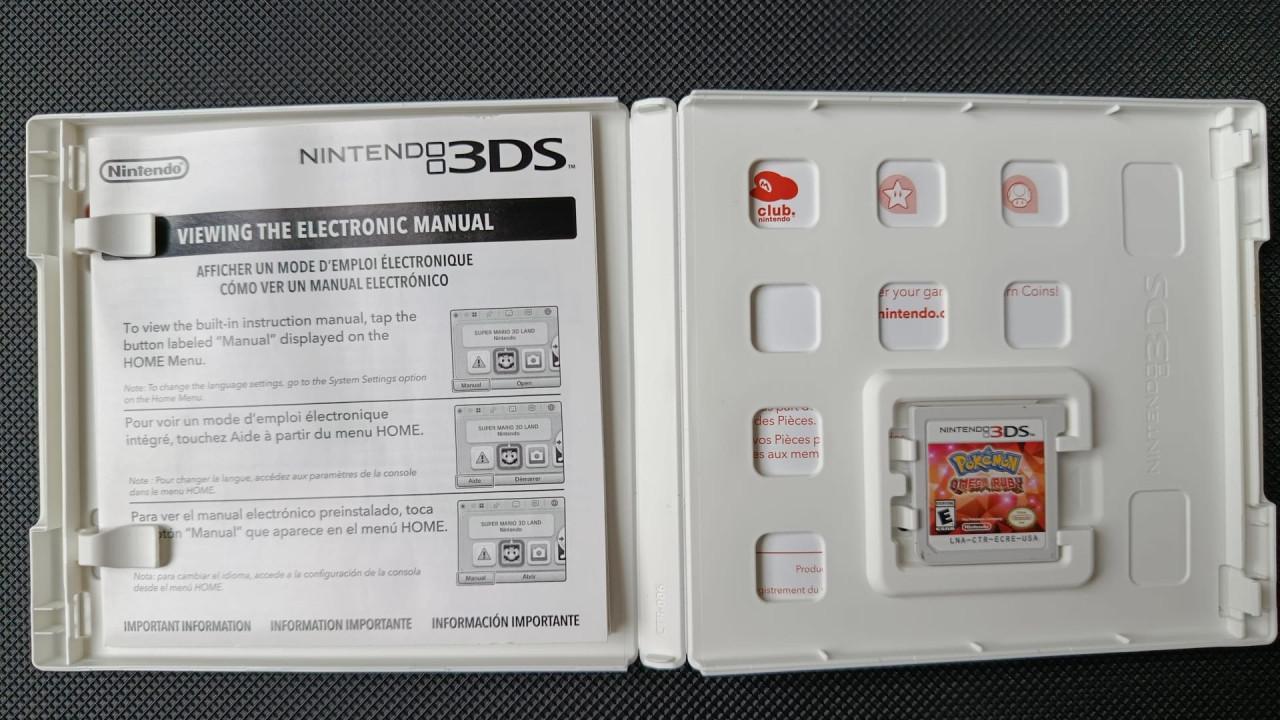 Nintendo 3DS Pokémon Omega Ruby