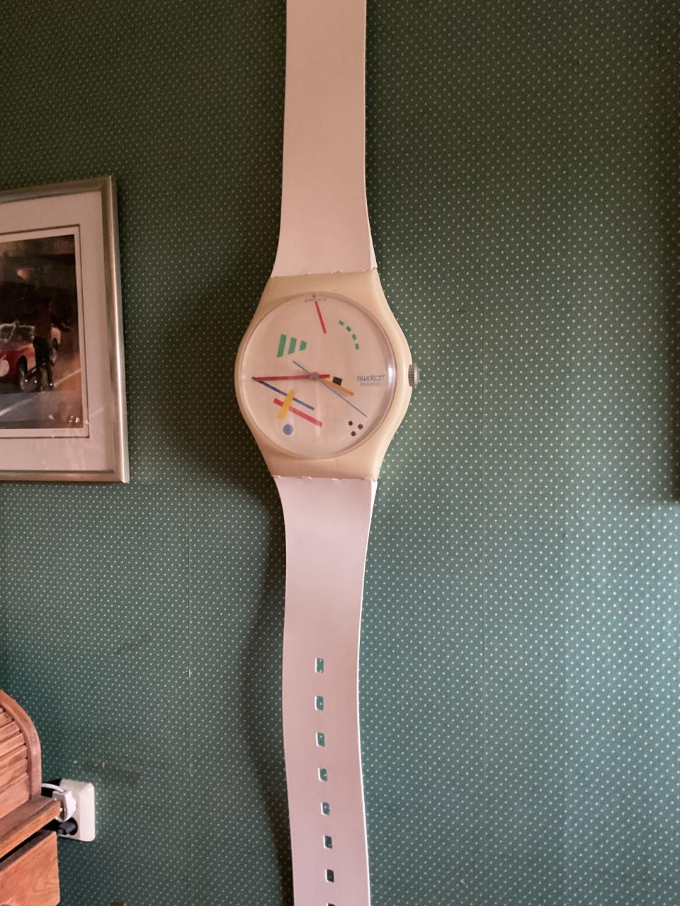Swatch horloge ( 209 cm ! )