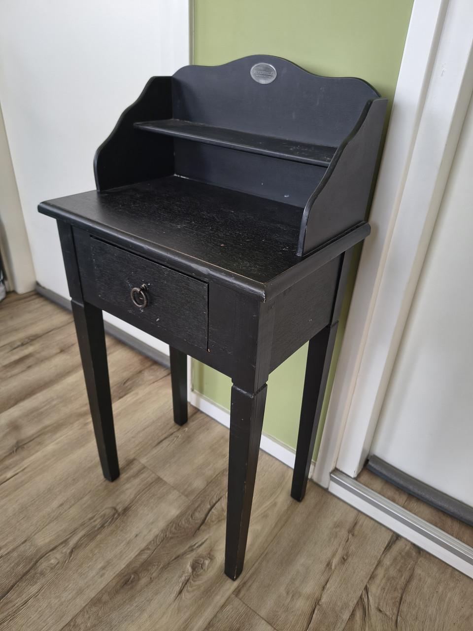 Prachtige zwarte haltafel halkast Riverdale hall table black